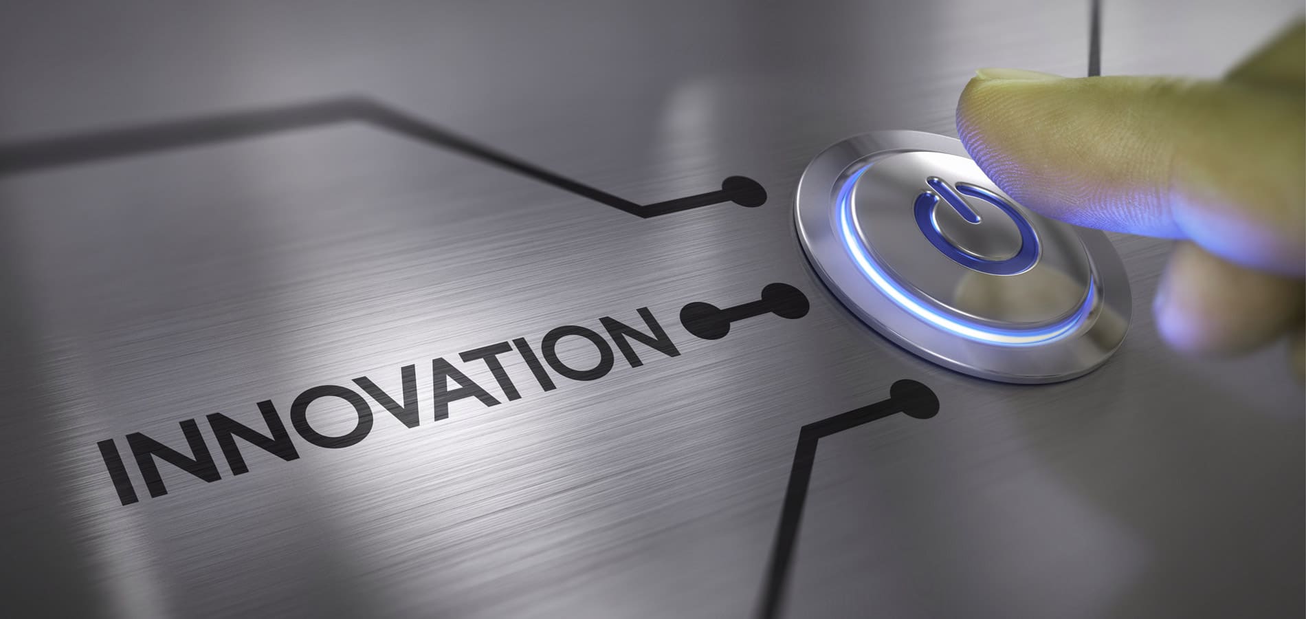 Die Zukunft der Innovation: Ein futuristisches Konzept mit Technologien und Ideen, die das Leben verbessern könnten.